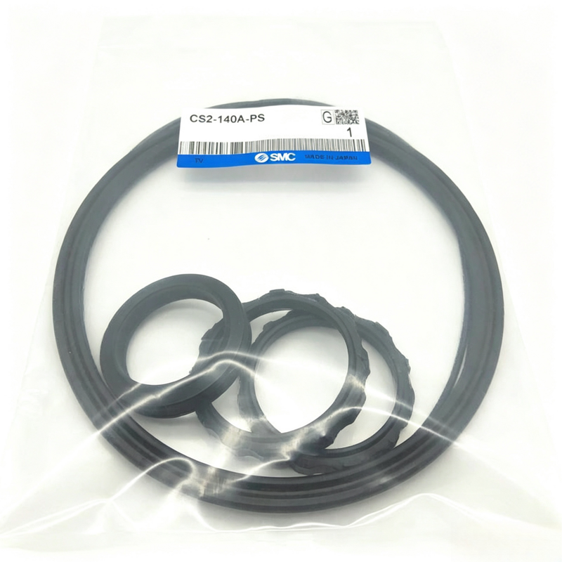 Compatible SMC Cylinder Overhaul Kit CS1‑300A‑PS / CS2‑300A‑PS NBR Sealing Spare Parts Includes Wiper Ring For CS1 CS2 Heavy Duty Cylinder Replacement