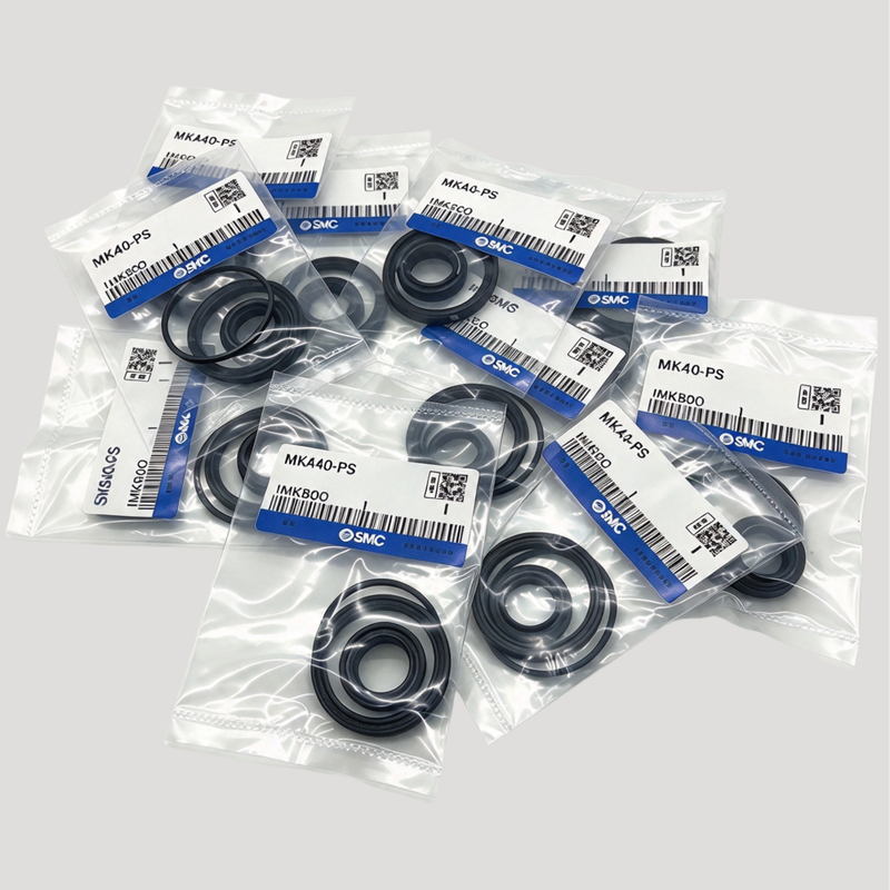 MKB/MKA40-PS حزمة إصلاح الختم لـ SMC MK Series Rotary Swing Clamp سلندر الهواء يحتوي على عصا الختم وحلقة الارتداء للورشة في الخدمة الميدانية