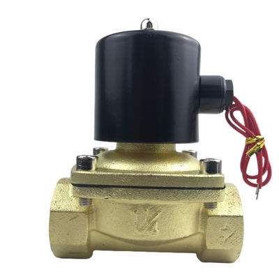 N/O 2W400-40 2 طريق 1-1/2 " الغاز المياه الروائية الكهربائية الصمام الكهربائي المياه الهواء مفتوح عادة