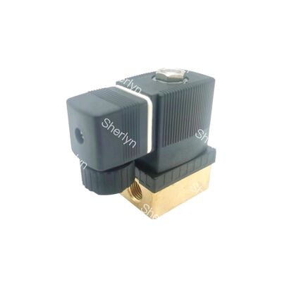 صمام الملف اللولبي الصناعي Burkert 00125301، منفذ G1/4 بوصة، فتحة تدفق 3.0، غلاف نحاسي محكم الإغلاق بـ FKM، طاقة 24 فولت تيار مستمر 8 واط، تطبيق ضغط منخفض 0~6 بار