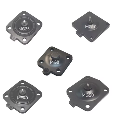 EPDM طبقة واحدة أسود الحجاب الحاجز أطقم MG8 MG10 MG20 MG25 MG40 MG50 MG80 MG100 ل 601 605 612 615 625 صمام الحجاب الحاجز